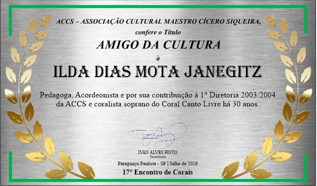 Placa Ilda Janegitz