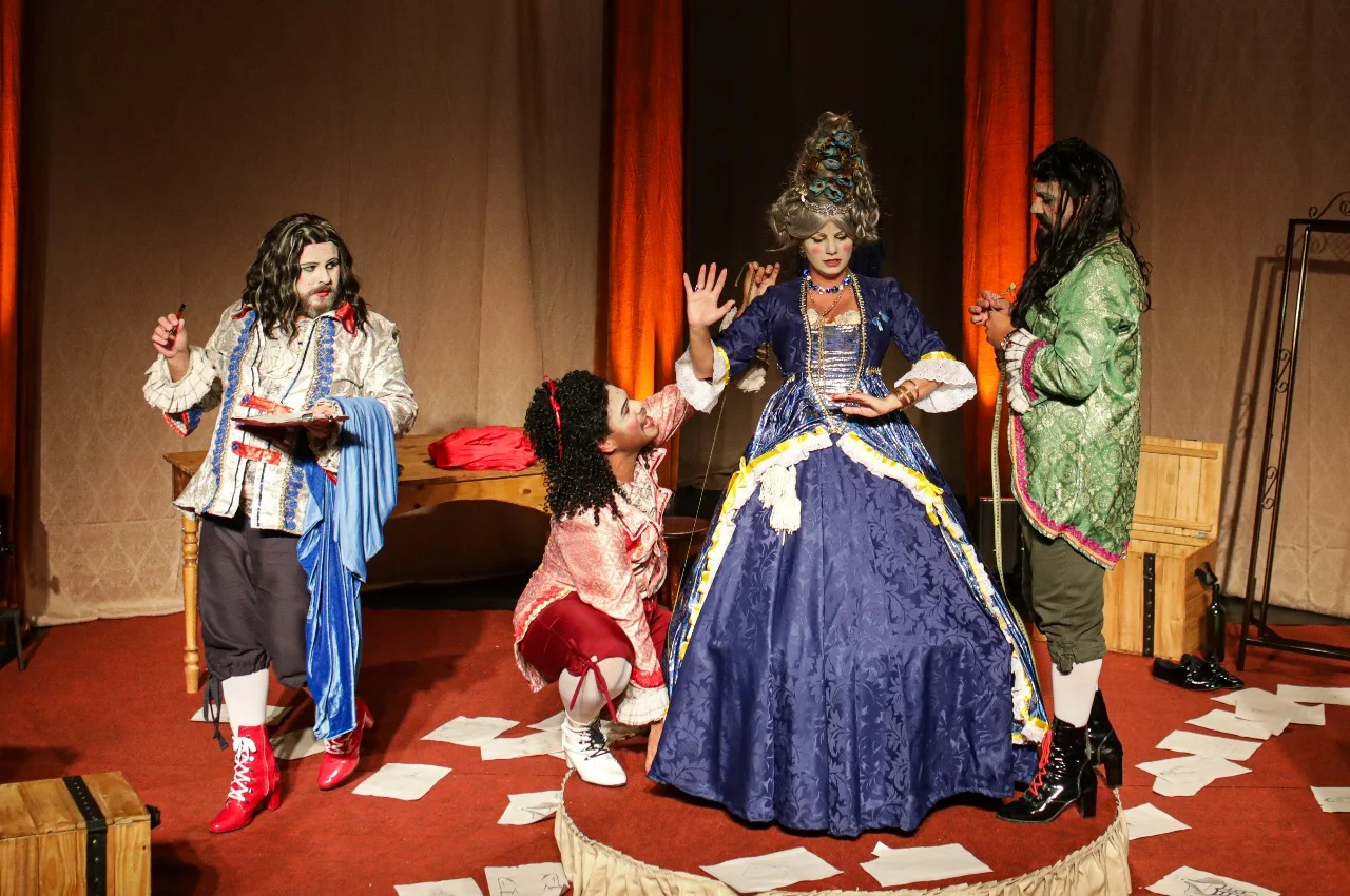 O vestido da rainha